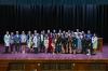 Graduates stand with the faculty and staff of the Anesthesiologist Assistant and Physician Assistant Programs and Shonna Riedlinger, Acting President.